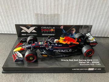 ✅ Max Verstappen 1:43 editie 103 Winner Italian GP 2022 F1 beschikbaar voor biedingen