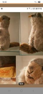 Steiff vintage bever, Ophalen, Zo goed als nieuw, Stoffen beer, Steiff