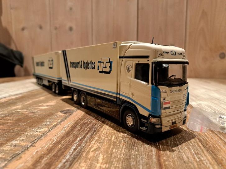 Tekno Scania LZV S-serie Highline VTS Transport & Logistics, Hobby en Vrije tijd, Modelauto's | 1:50, Nieuw, Bus of Vrachtwagen