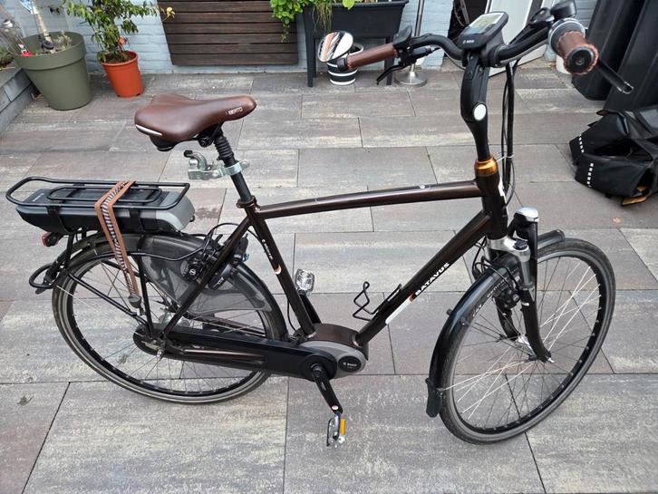 Batavus Milano E-go elektrische herenfiets 57cm, Fietsen en Brommers, Elektrische fietsen, Zo goed als nieuw, Batavus, 55 tot 59 cm