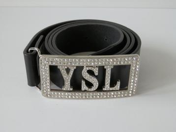 YSL riem. Leer. beschikbaar voor biedingen
