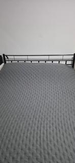 Bed 140x200, Huis en Inrichting, Slaapkamer | Bedden, Ophalen, Zwart, Tweepersoons, 140 cm