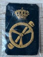 Marine Oude Embleem Officier Automonteur, Verzamelen, Militaria | Algemeen, Embleem of Badge, Nederland, Marine, Verzenden