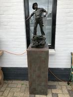 TUINBEELD Zeeman Waagen OP ZUIL pilaar Bronslook, Ophalen, Kunststof, Pietseweg 13A Oud Gastel, Info@ptmd.nl