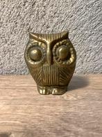 Miniatuur messing vintage uil, Antiek en Kunst, Ophalen of Verzenden