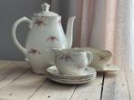 Brocante koffiekan, 4 bordjes, melkkannetje BOCH la Louvière, Ophalen of Verzenden