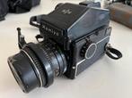 Fotocamera Mamiya m645 incl lensen en lichtmeter, Audio, Tv en Foto, Fotocamera's Analoog, Ophalen, Zo goed als nieuw, Spiegelreflex