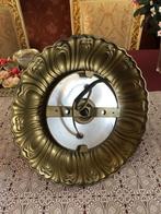 Brocante Franse plafondlamp  plafonnière barok antieke brons, Ophalen of Verzenden, Zo goed als nieuw, Overige materialen