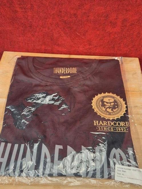 Thunderdome anniversary edition soccer shirt, Kleding | Heren, T-shirts, Nieuw, Maat 56/58 (XL), Zwart, Verzenden