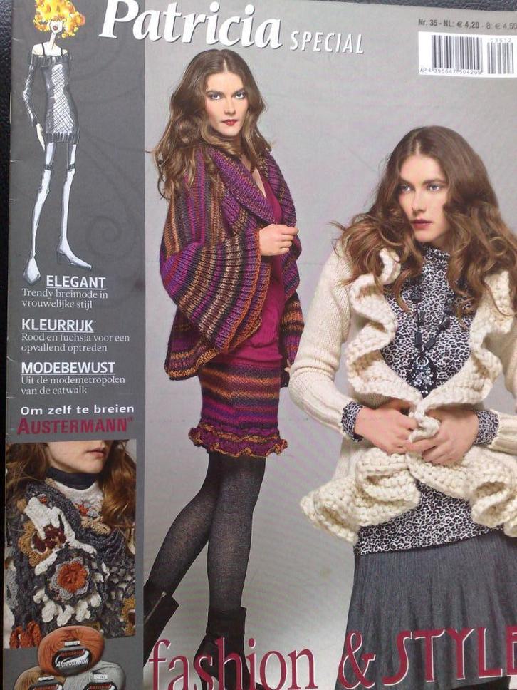 Patricia special fashion & style , nr. 35, Hobby en Vrije tijd, Breien en Haken, Zo goed als nieuw, Breien of Haken, Patroon of Boek