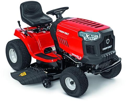 MTD Troy-Bilt Bronco 107T-S Benzine zitmaaier, Tuin en Terras, Zitmaaiers, Nieuw, 90 tot 120 cm, Elektrische starter, Mulchfunctie