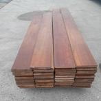 Massief eiken vloer 31m2 vloerdelen 22 cm breed, 2 cm dik, Ophalen, Gebruikt, Vloerdelen of -planken, 10 m² of meer