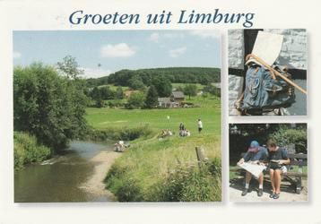LIMBURG Landschap Geul Rugtas Wandelaars Groeten beschikbaar voor biedingen