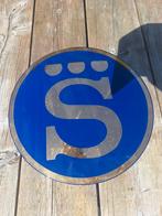 Vintage Emaille Reclamebord S - 40cm, Antiek en Kunst, Antiek | Emaille, Ophalen of Verzenden