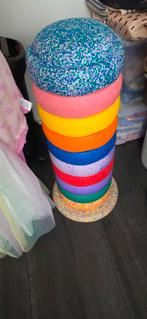 Stapelstein Set: 10 Stenen + Balansbord - Zo Goed Als Nieuw, Ophalen, Zo goed als nieuw, Jongen of Meisje