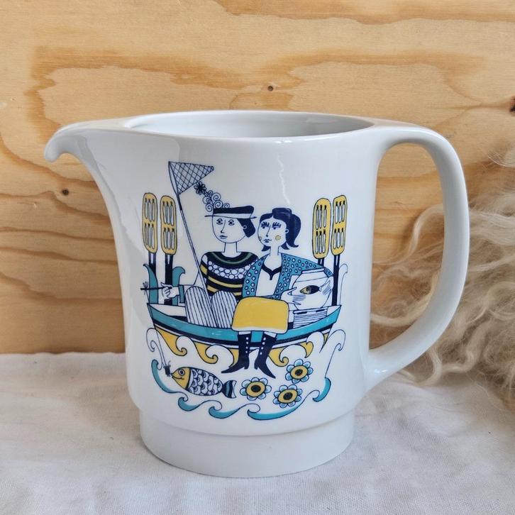 Mosa Jeff Schijns schenkkan melkkan, Huis en Inrichting, Keuken | Servies, Zo goed als nieuw, Overige typen, Overige stijlen, Porselein