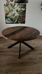 Ronde robuste eettafel 130x80, Ophalen, 100 tot 150 cm, Rond, 50 tot 100 cm