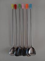 Vintage Sorbetlepels - Jaren 70, Huis en Inrichting, Ophalen of Verzenden, Gebruikt, Rvs of Chroom, Los bestek