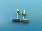 Gouden Jeunesse oorknopjes met briljant                  G73, Gebruikt, ., Ophalen of Verzenden, .