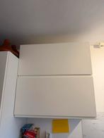IKEA Voxtorp mat wit Bovenkast 80x80x37 - Horizontale Deuren, Ophalen, Overige materialen, 50 tot 100 cm, Zo goed als nieuw