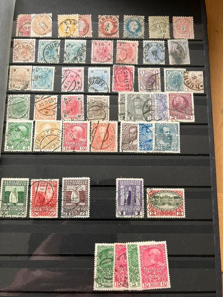 Oostenrijk mooie oude verzameling, gebruikt en postfris, Postzegels en Munten, Postzegels | Volle albums en Verzamelingen, Buitenland