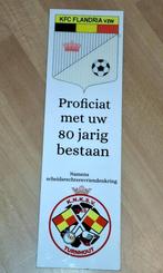 Voetbal KFC Flandria Ravels 80 jaar, Ophalen of Verzenden, Zo goed als nieuw, Buitenlandse clubs, Overige typen