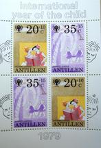 blokje Nederlandse Antillen kind kinderpostzegel blok 1 vel, Postzegels en Munten, Postzegels | Nederlandse Antillen en Aruba