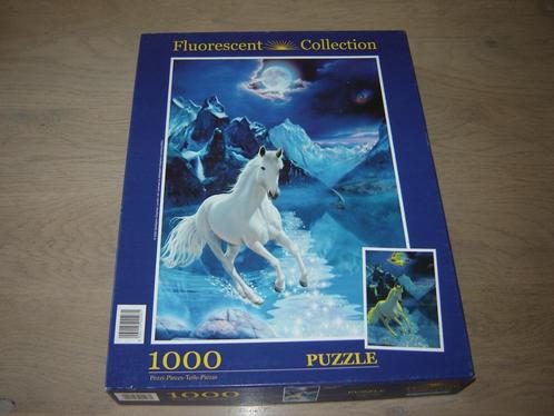 Puzzel Clementoni THE WHITE STALION 1000 st. NIEUW., Hobby en Vrije tijd, Denksport en Puzzels, Nieuw, Legpuzzel, 500 t/m 1500 stukjes