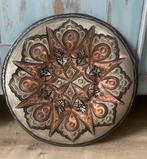 Prachtig geëtst koperen bord Turkije, Huis en Inrichting, Woonaccessoires | Wanddecoraties, Ophalen of Verzenden, Zo goed als nieuw