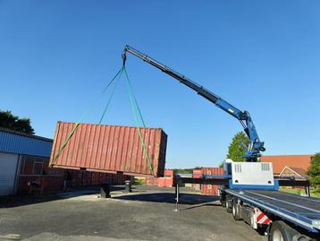 20 FT Zeecontainer gebruikt B Kwaliteit geleverd met kraan beschikbaar voor biedingen