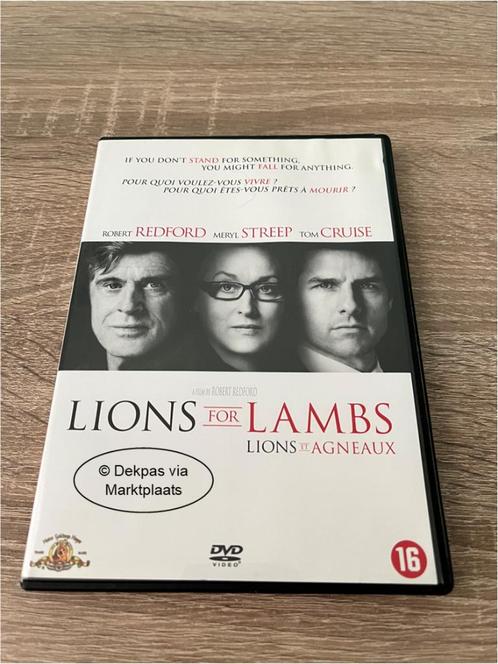 Dvd Lions for Lambs, Cd's en Dvd's, Dvd's | Drama, Vanaf 16 jaar, Ophalen of Verzenden