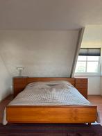 Electrisch verstelbaar 2 persoons bed met nachtkastje Hülsta, Huis en Inrichting, Ophalen, Verstelbaar, 90 cm, Tweepersoons