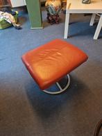 Mooie voetenbank. Is van ikea., Verzenden, Zo goed als nieuw, Rechthoekig, Leer