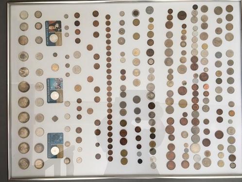 2 munten tableaux, Postzegels en Munten, Munten en Bankbiljetten | Verzamelingen, Nederland en Buitenland, Ophalen