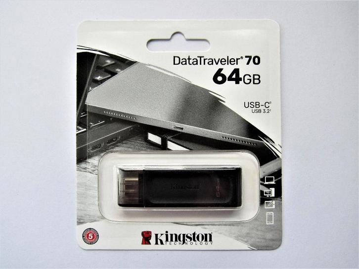 Kingston USB C 3.1 stick 64GB nieuw, Computers en Software, USB Sticks, Nieuw, 64 GB, Ophalen of Verzenden