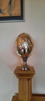 Vintage paasei op voet, Ophalen of Verzenden