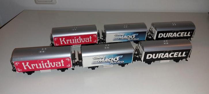 3 Märklin Goederen wagons, Hobby en Vrije tijd, Modeltreinen | H0, Gebruikt, Wagon, Wisselstroom, Märklin, Ophalen of Verzenden