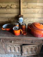 Antieke Pannen Set + Koffiemolen, Tuin en Terras, Ophalen of Verzenden, Gebruikt