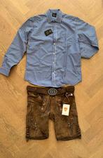 Nieuwe Lederhose Country Maddox M + Blouse, Ophalen of Verzenden, Nieuw, Maat 48/50 (M)