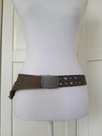 EDC Esprit army groene canvas heup koppel riem koppelriem, Overige kleuren, 3 tot 5 cm, Heupriem, Ophalen of Verzenden