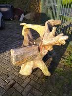 Kunststuk bank van hardhout, Antiek en Kunst, Ophalen