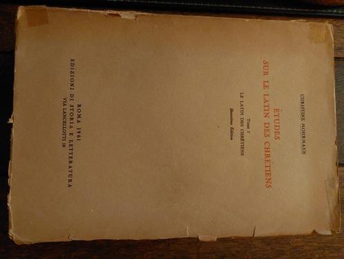 études sur le latin des chrétiens- tome 1- Chr. Mohrmann, Boeken, Wetenschap, Gelezen, Geesteswetenschap, Ophalen of Verzenden