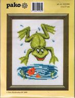 Cado pako borduurpakket  kikker    oude prijs, Ophalen of Verzenden, Nieuw, Handborduren, Borduurpakket