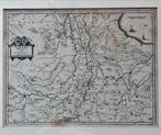 Topografische kaart Graafschap Zutphen - Gravure, Antiek en Kunst, Ophalen of Verzenden
