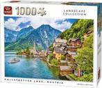 King Legpuzzel 1000 stukjes :Hallstaetter Lake, Austria, Ophalen, 500 t/m 1500 stukjes, Gebruikt, Legpuzzel