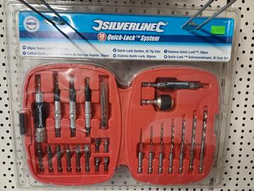 Silverline  Quick-Lock Boor- en Bitset - 30 Delig beschikbaar voor biedingen