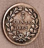 Nederland 5 cent 1862 Willem III, Verzenden, Koning Willem III, 1 cent