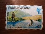 Vis forel Falkland 1974, mi. 223 postfris, Ophalen of Verzenden, Postfris, Dier of Natuur