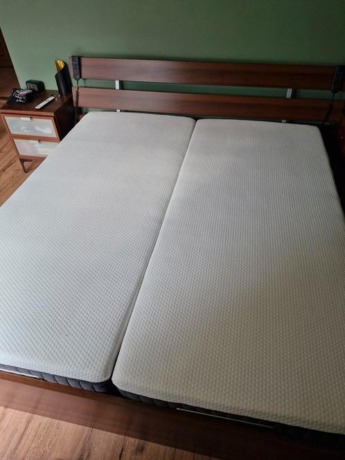 2 EMMA matrassen, bijna nieuw met topper en beschermhoes., Huis en Inrichting, Slaapkamer | Matrassen en Bedbodems, Nieuw, Matras