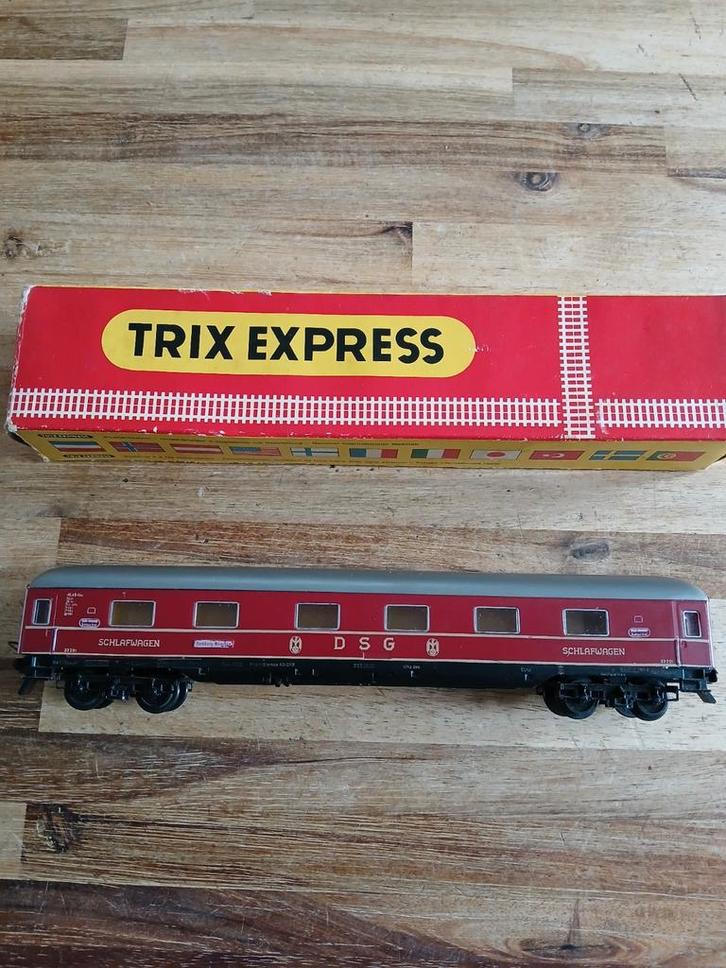 Trix Express 3383 DSG Schlafwagen, in OVP, igst, Hobby en Vrije tijd, Modeltreinen | H0, Gebruikt, Wagon, Gelijkstroom, Trix, Analoog